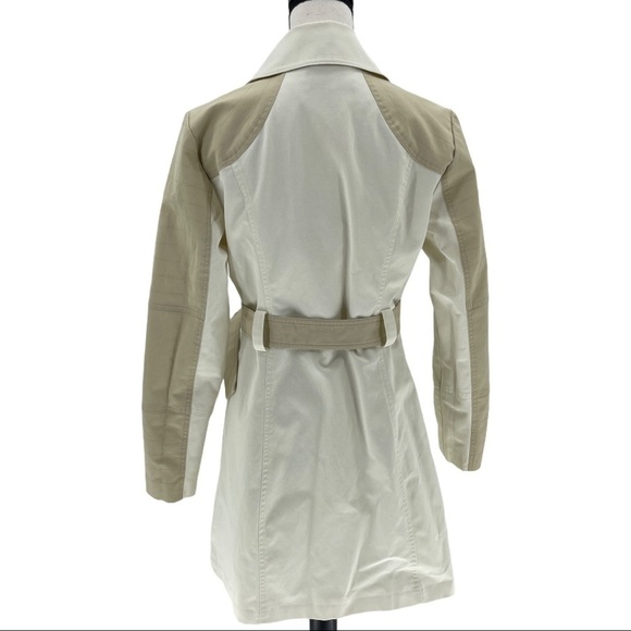 New York & Company Asymmetrical Zip Rain Coat Sz M - Picture 5 of 13